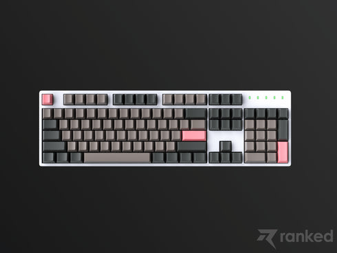 Teclas PBT en blanco premium